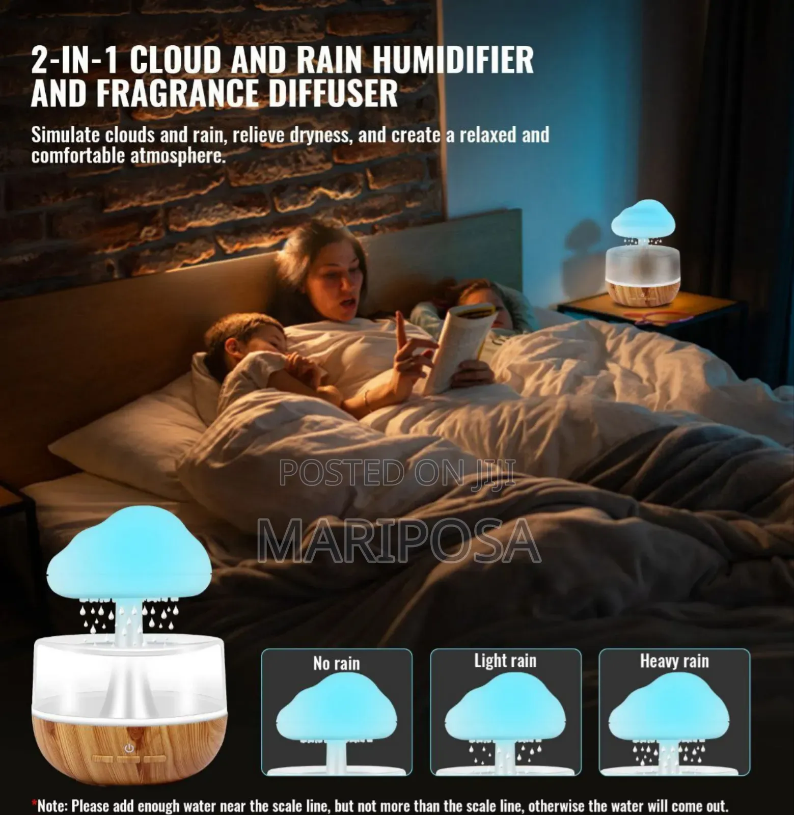 Cloud Rain Humidifier