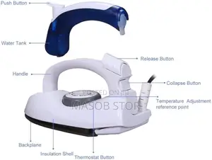 Mini Folding Travel Iron / የልብስ መተኮሻ ቀላል፣ ጊዜ ቆጣቢና ለአያያዝ አመቺ