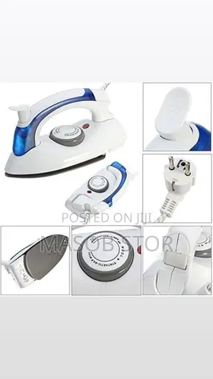 Mini Folding Travel Iron / የልብስ መተኮሻ ቀላል፣ ጊዜ ቆጣቢና ለአያያዝ አመቺ