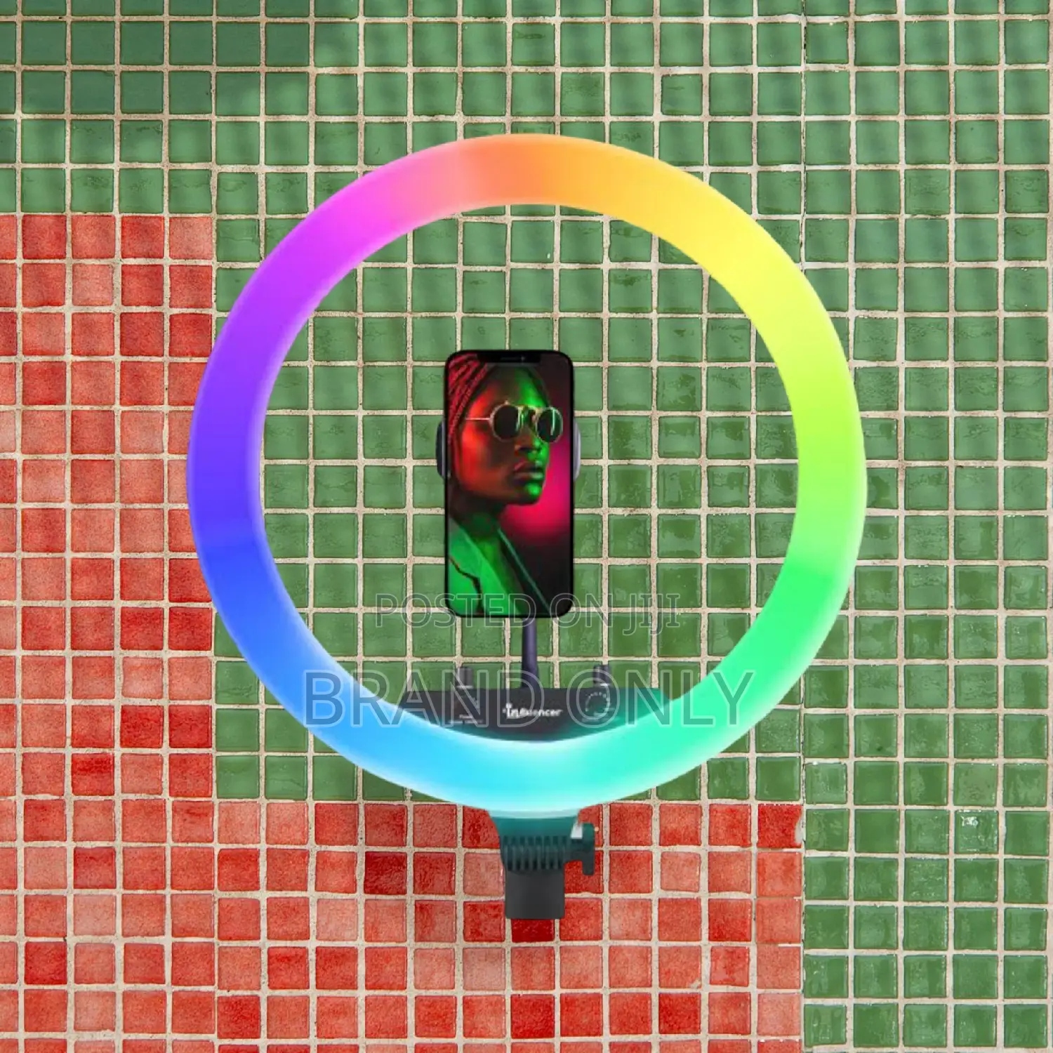 22 Inch RGB Ring Light With Phone Holder