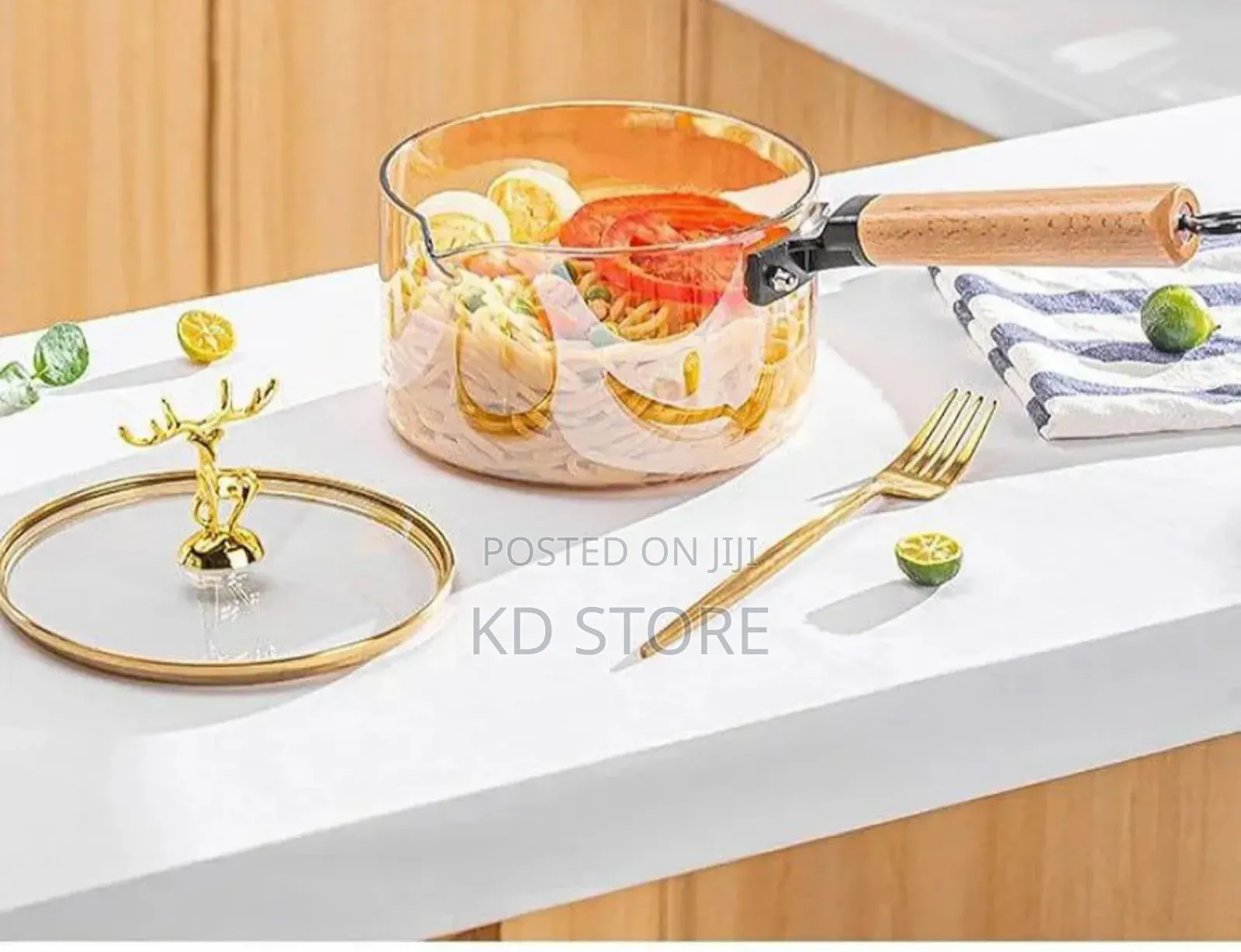 Heat-Resistant Glass Cookware and Serving Pan