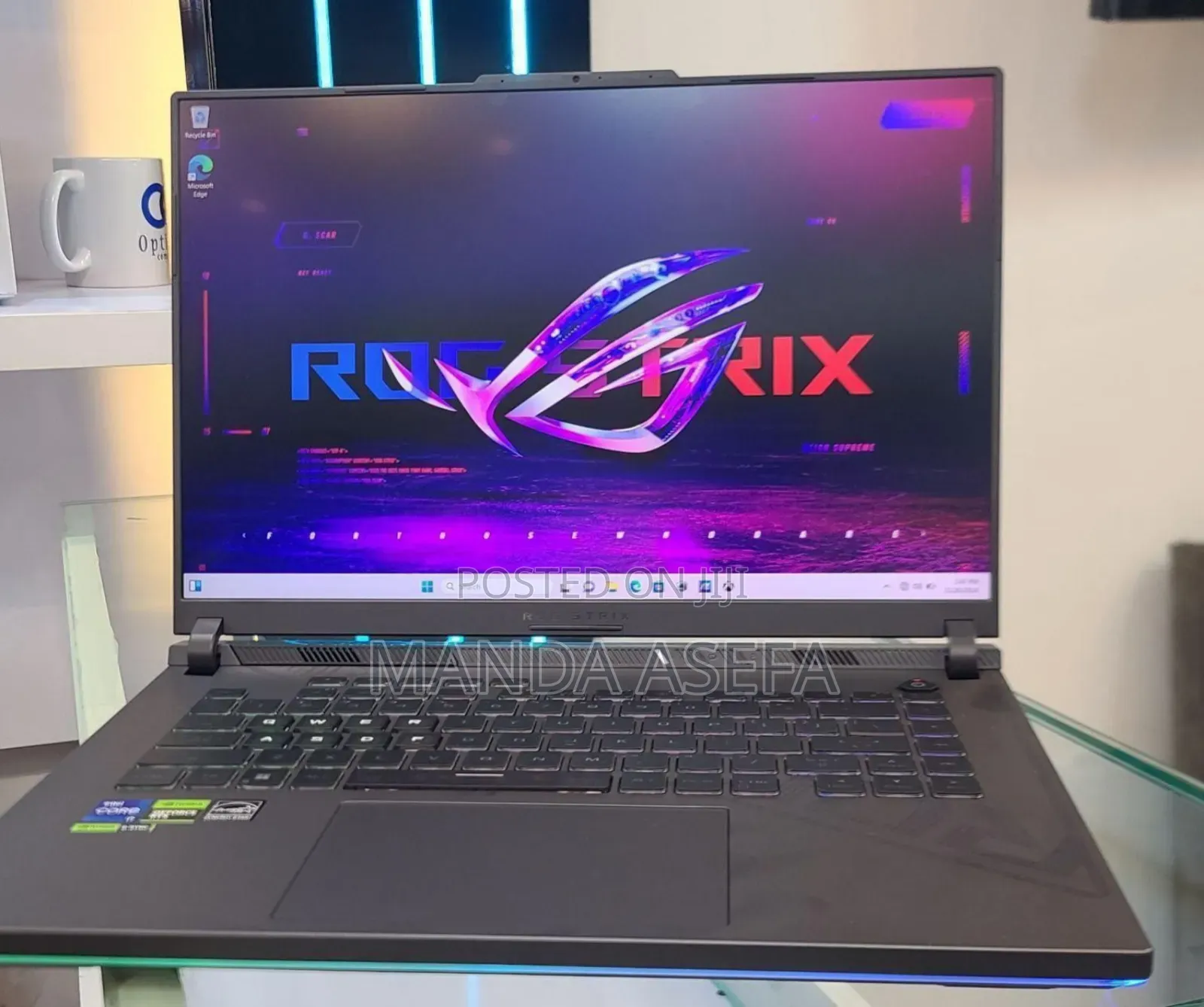 New Laptop Asus ROG Strix G16 G614 16GB Intel Core I7 SSD 1T