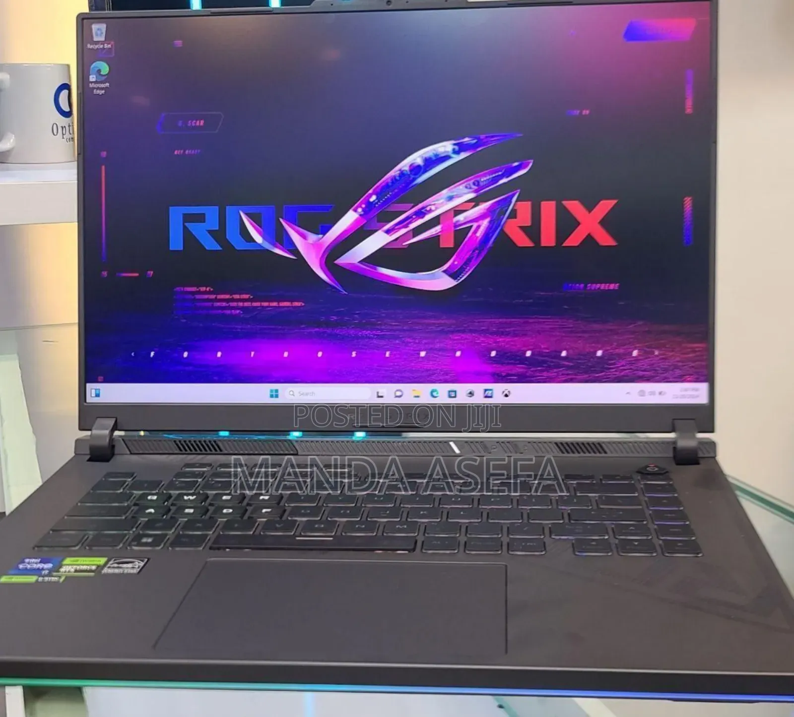 New Laptop Asus ROG Strix G16 G614 16GB Intel Core I7 SSD 1T