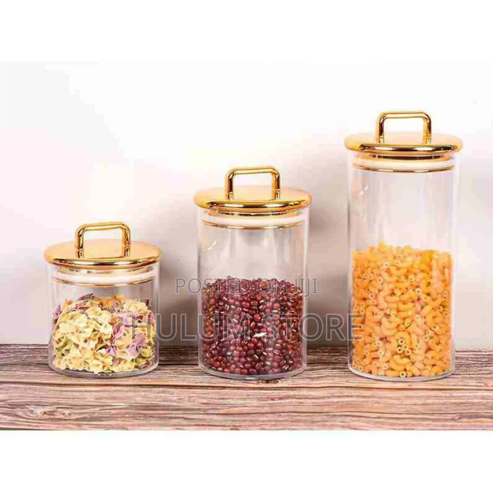 3 PCS Set Acrylic Canister