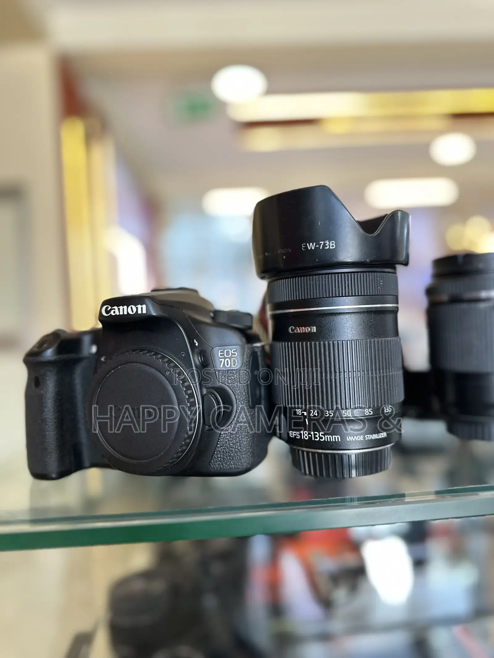 Canon Eos 70d 18-135mm Camera