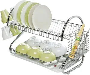 Photo - 2 Layer Dish Drainer Rack