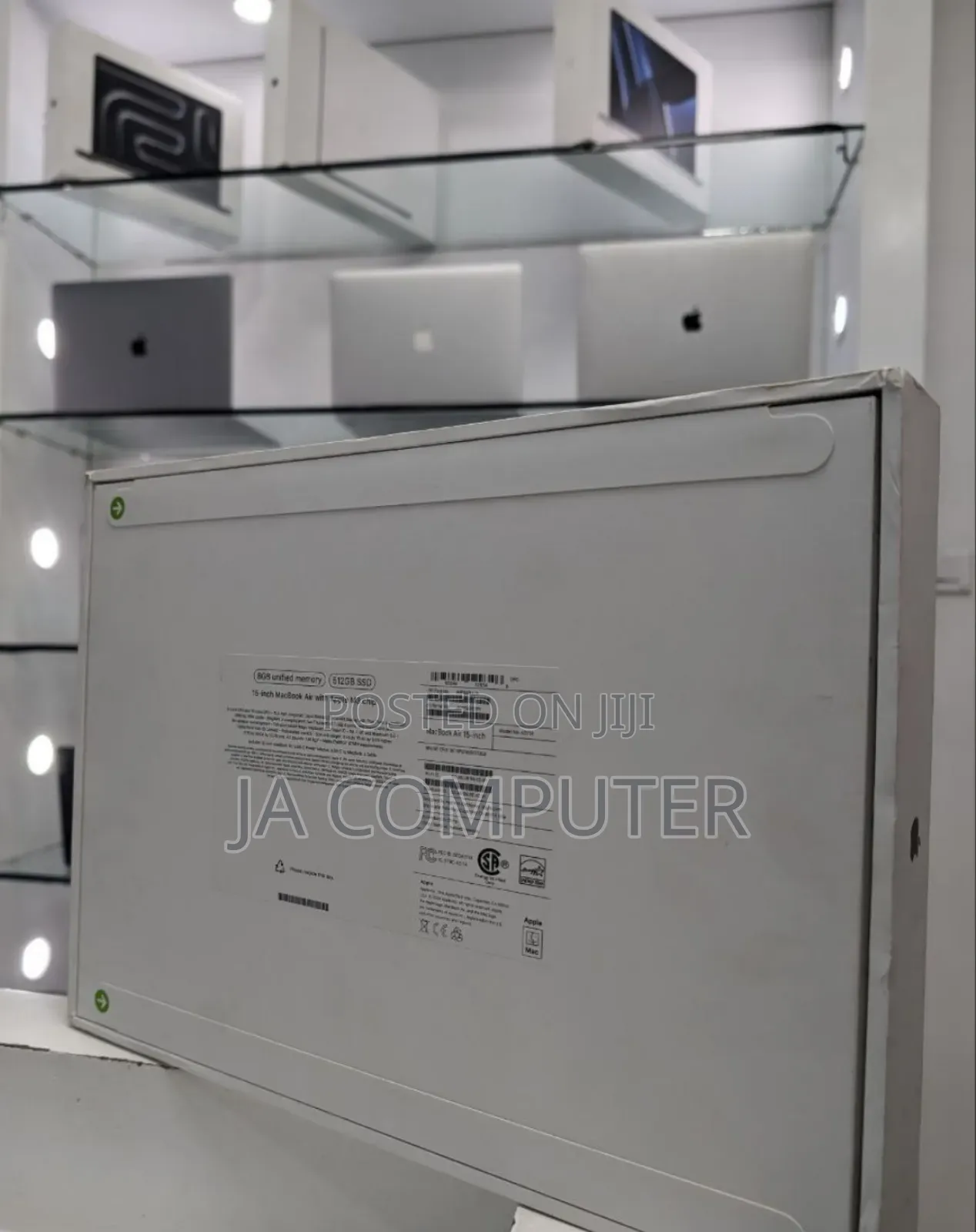 New Laptop Apple MacBook Air 2024 M3 15-Inch 8GB Apple M3 SSD 512GB