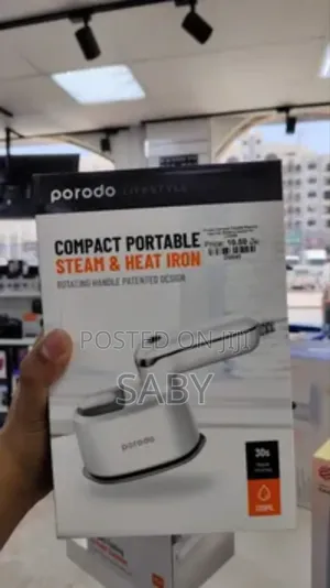 Porodo Lifestyle Mini Steam Iron
 High-Quality
 Original