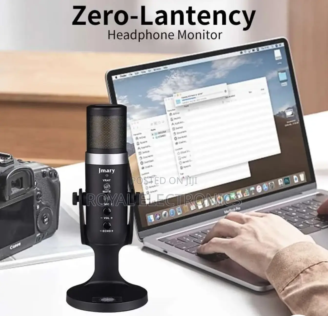 Original Jmary Usb Studio Microphone(For Phone and Computer)