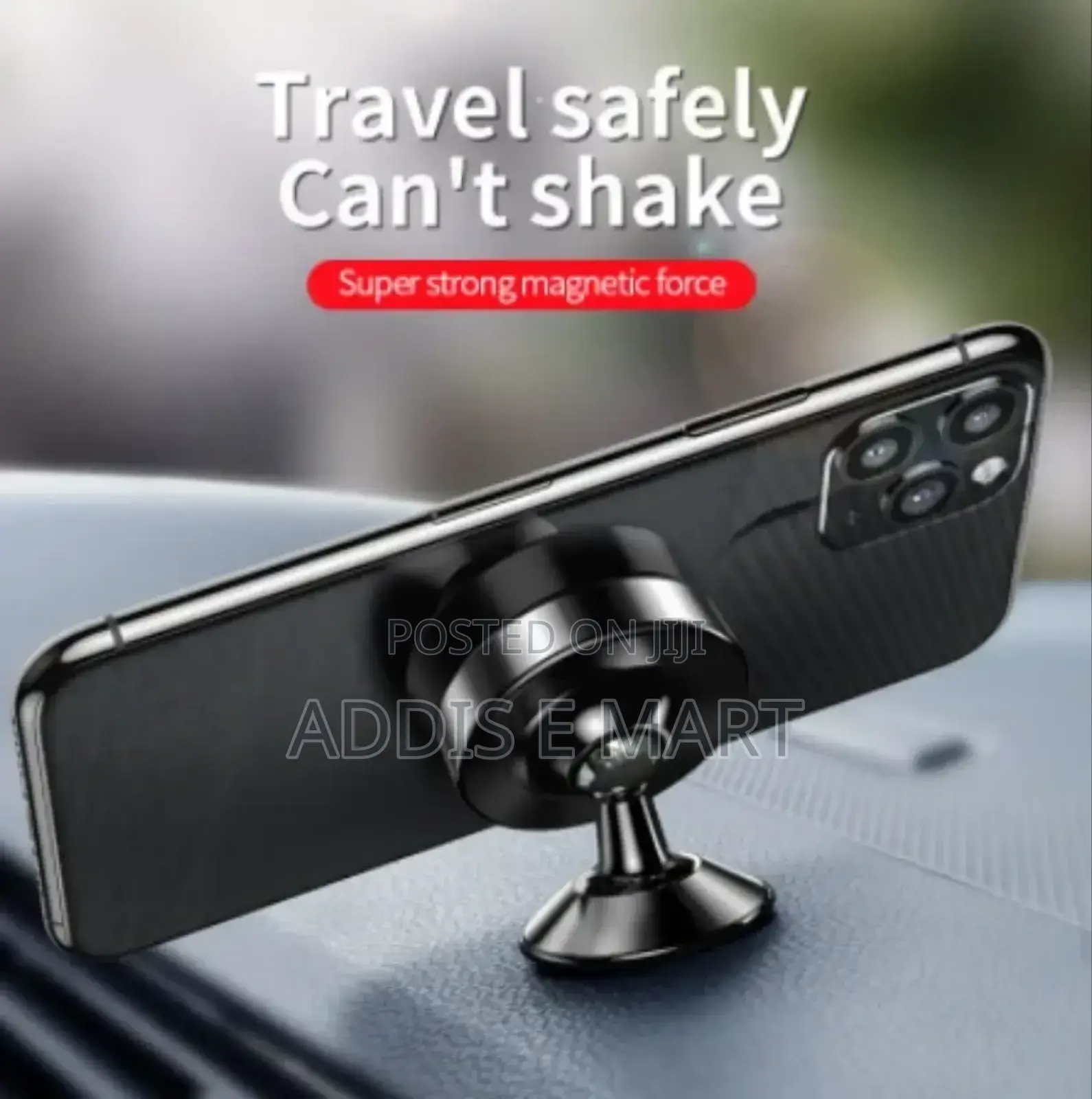 Porodo 360° Magnetic Car Phone Holder