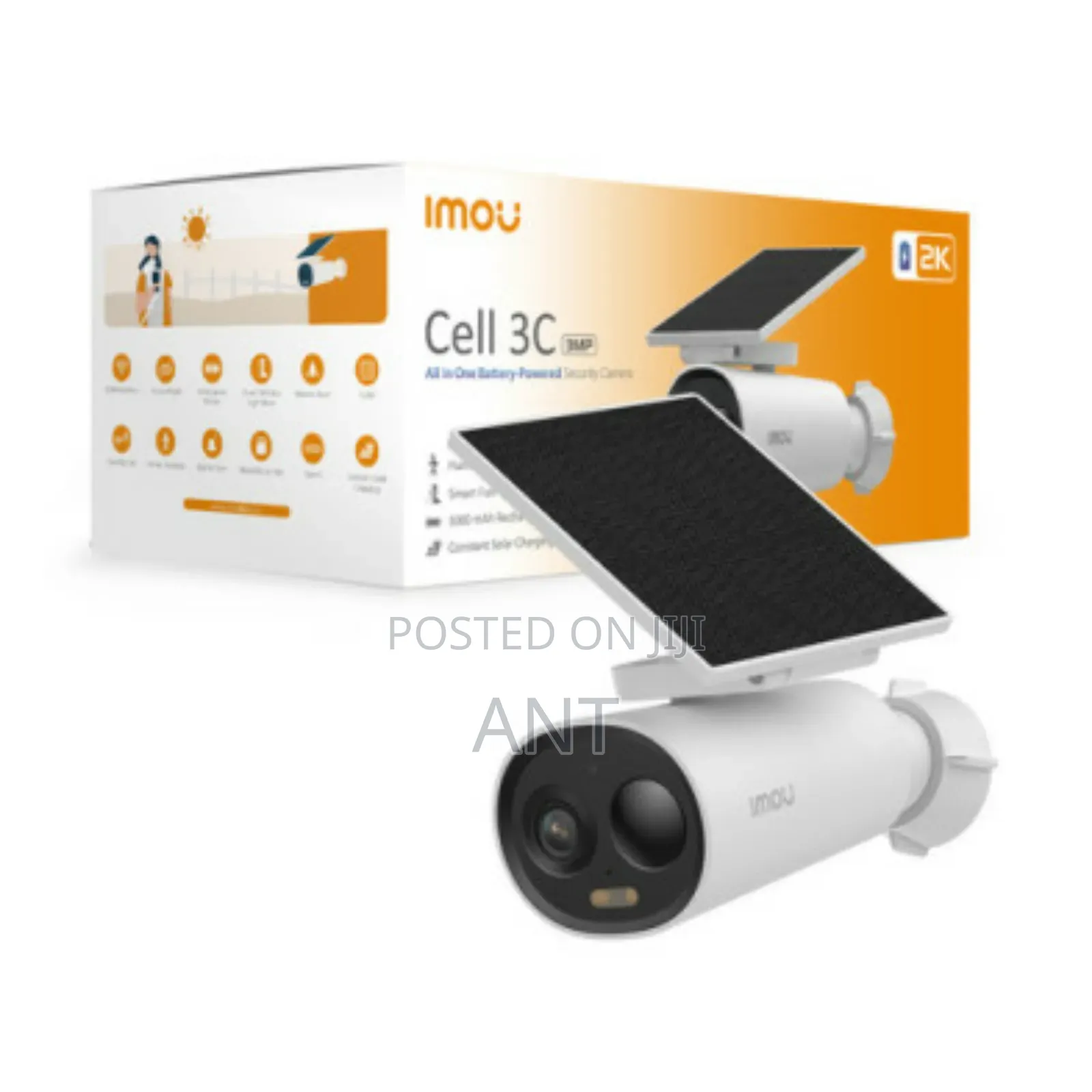 Imou Cell 3 Solar Camera Full Wireless Outdoor CCTV Camera