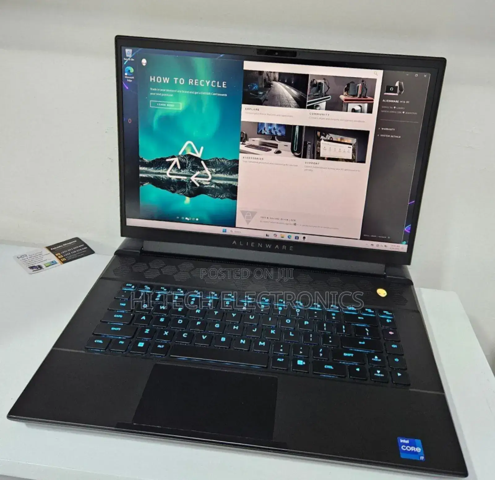 New Laptop Alienware M15 R3 16GB Intel Core I7 SSD 1T