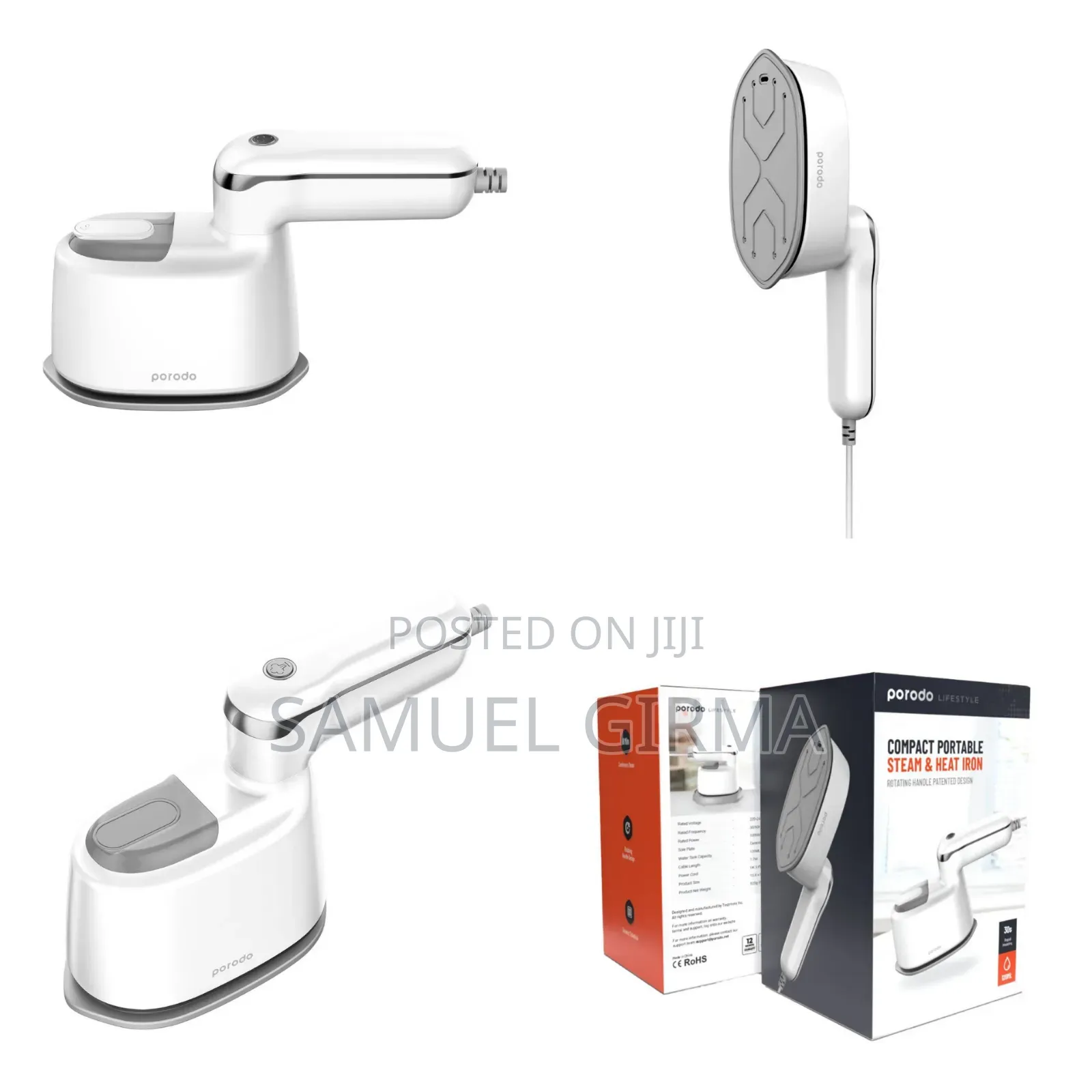  Porodo Lifestyle Mini Steam Iron
 High-Quality