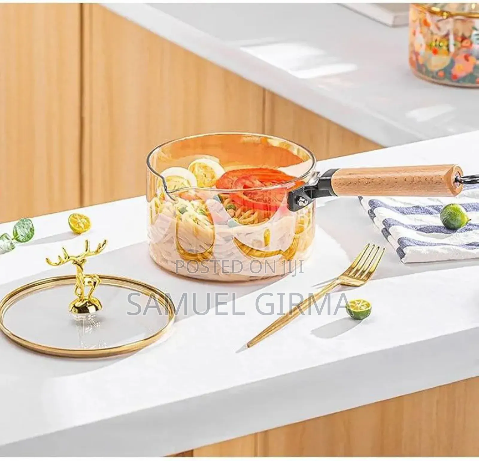 Heat-Resistant Glass Cookware and Serving Pan