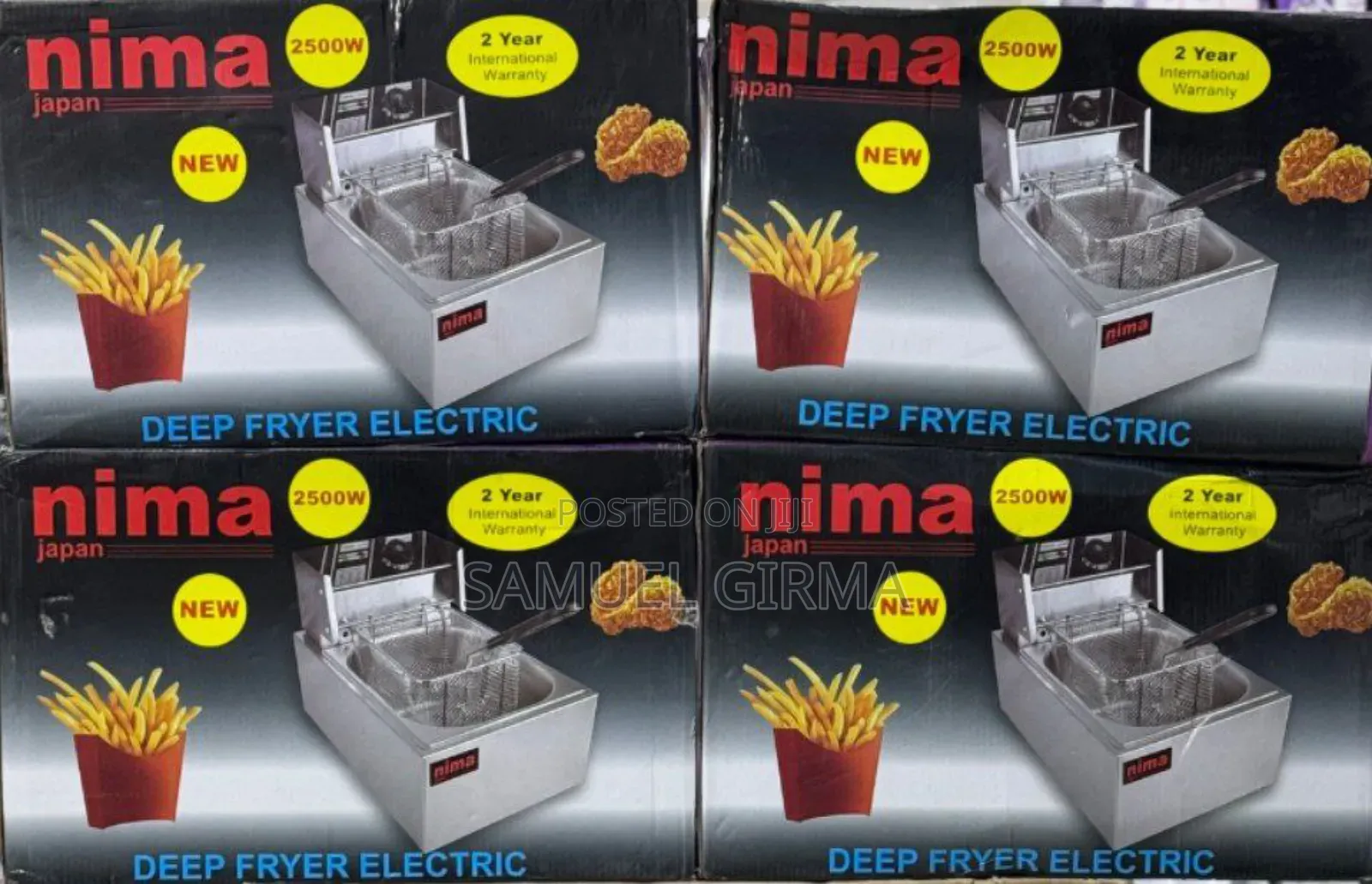 Nima Japan Deep Fryer Electric// ኒማ የችብስ, የሳምቡሳ እናየኩኪስ መጥበሻ