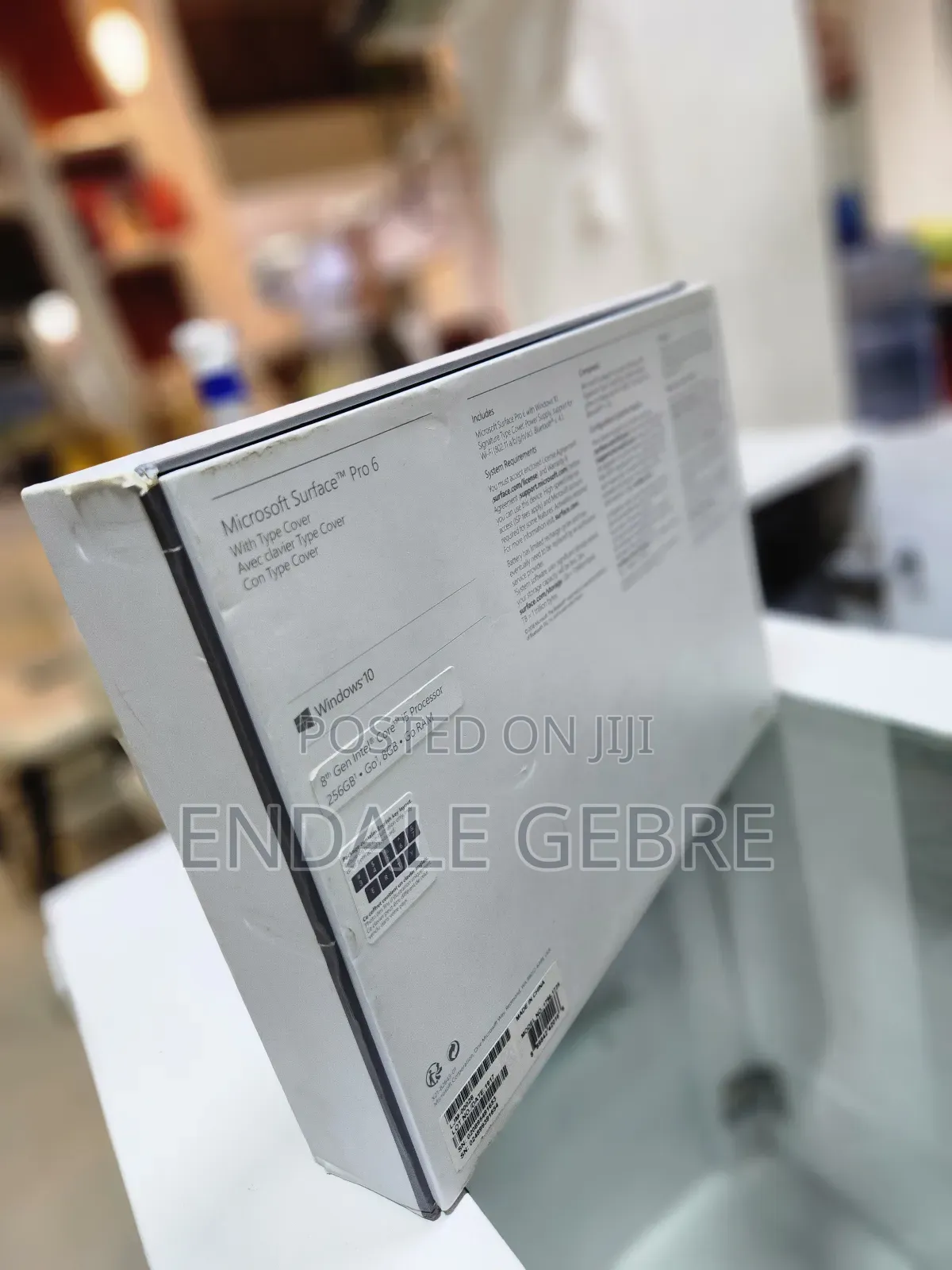 New Laptop Microsoft Surface Pro 6 8GB Intel Core I5 SSD 256GB