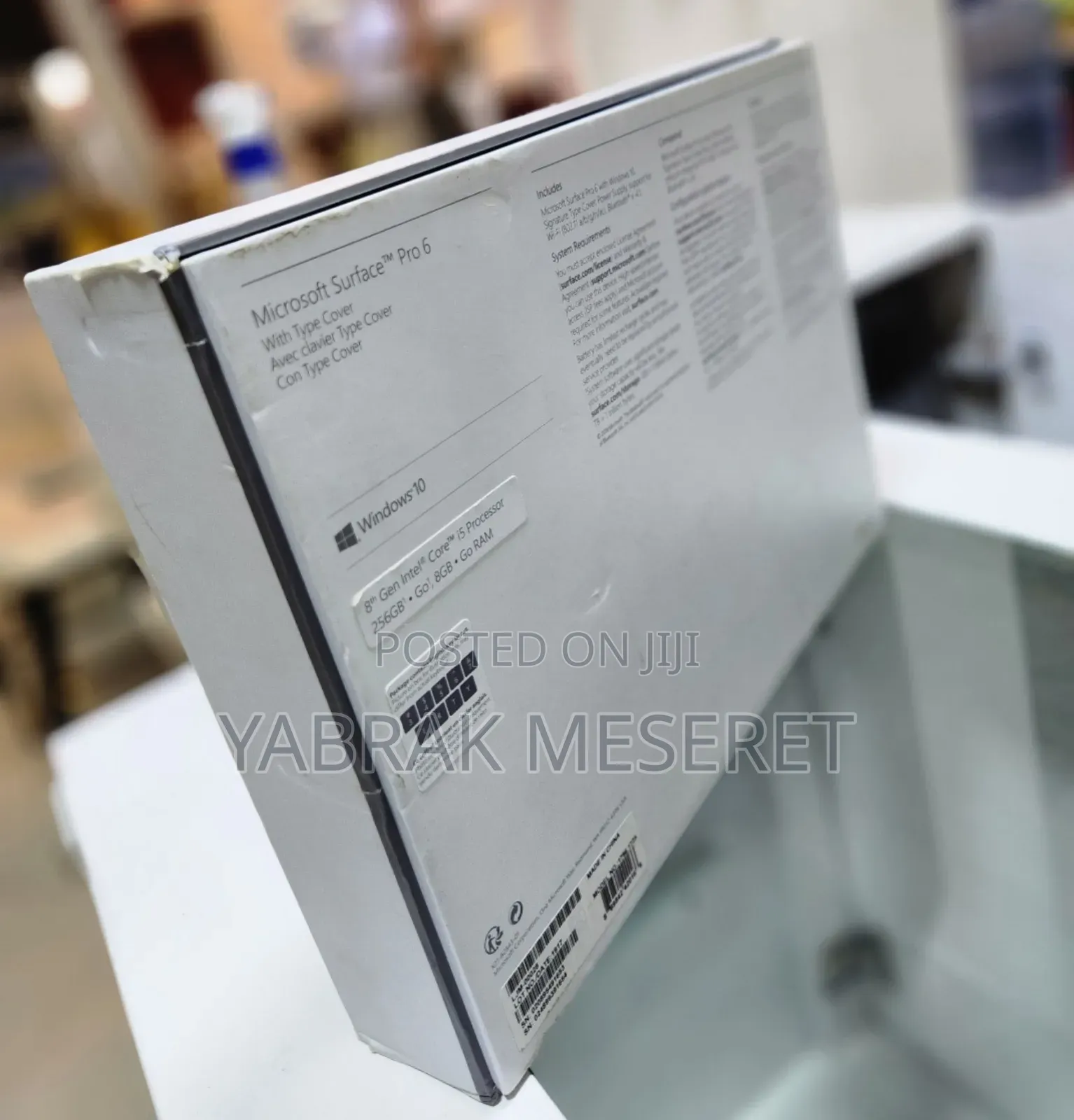 New Laptop Microsoft Surface Pro 6 8GB Intel Core I5 SSD 256GB