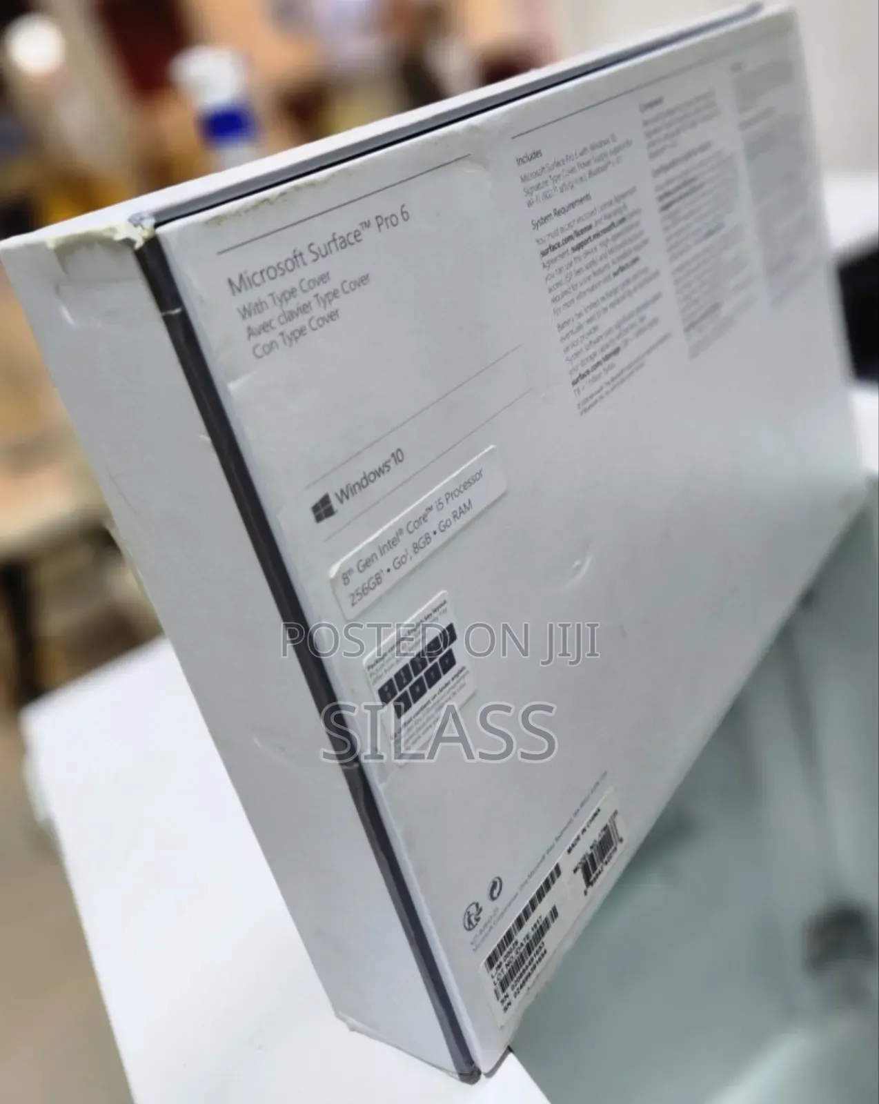 New Laptop Microsoft Surface 8GB Intel Core I5 SSD 256GB