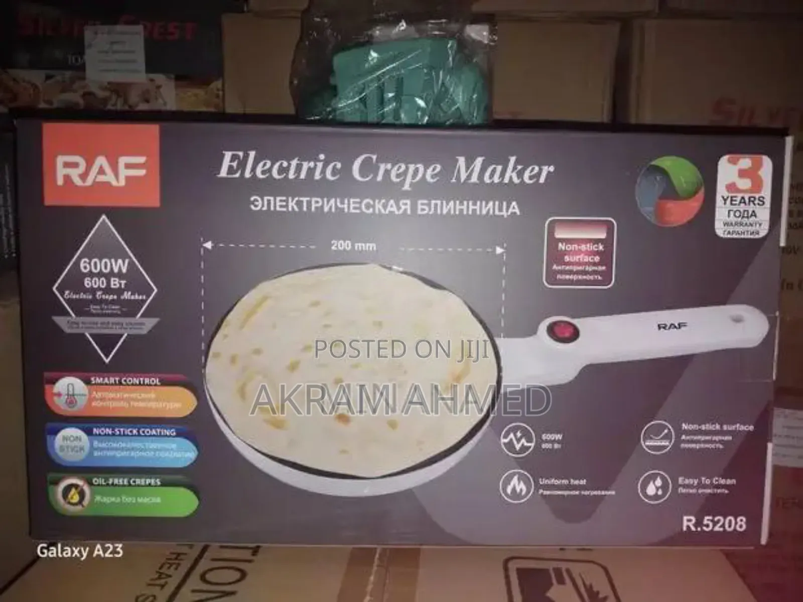 Raf Electric Crepe Maker