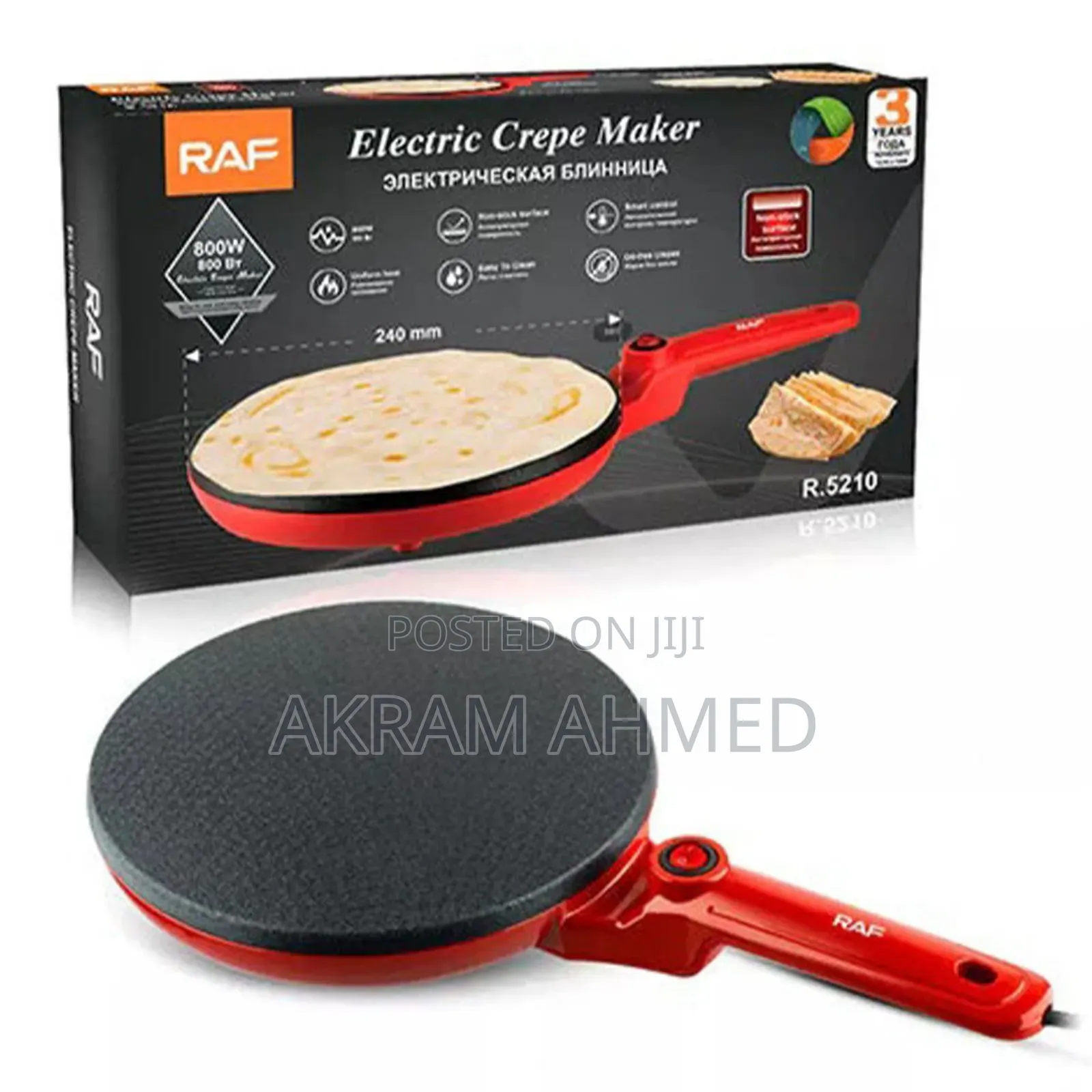 Raf Electric Crepe Maker
