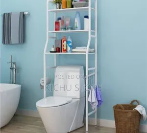 Over Toilet Wc Rack ትልቁ Size ሙሉ በሙሉ ብረት
