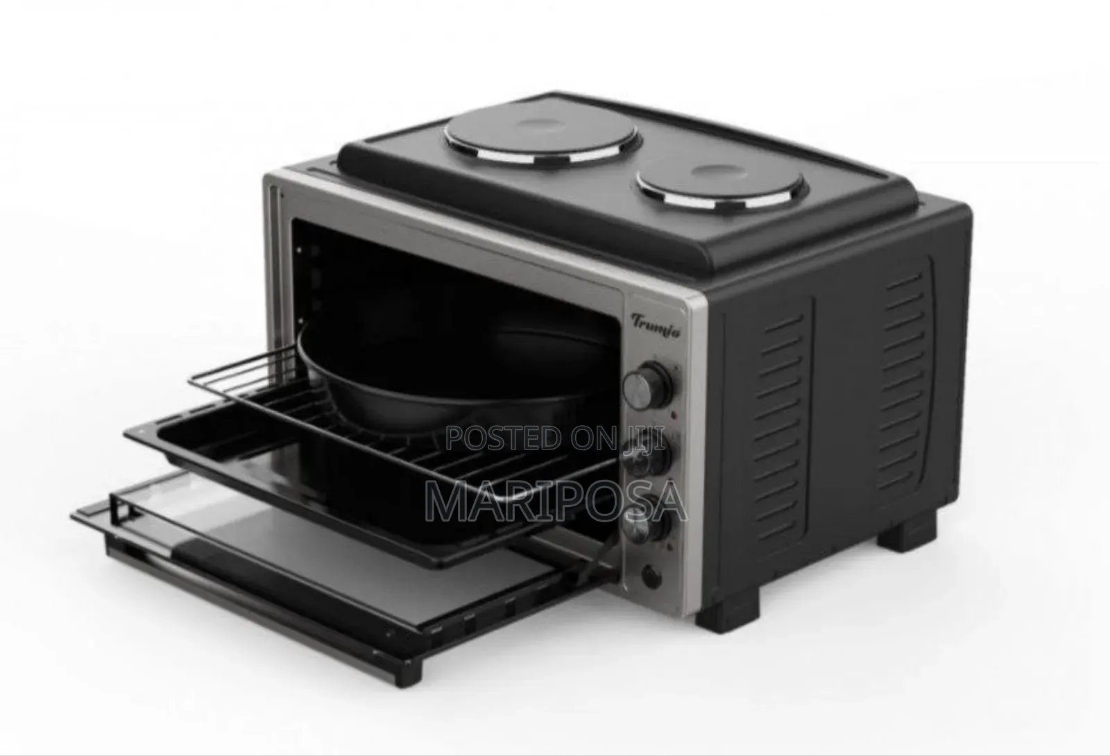  42 Liter Electrical Oven ( ኦቭን) With Two Hot Plate Stove