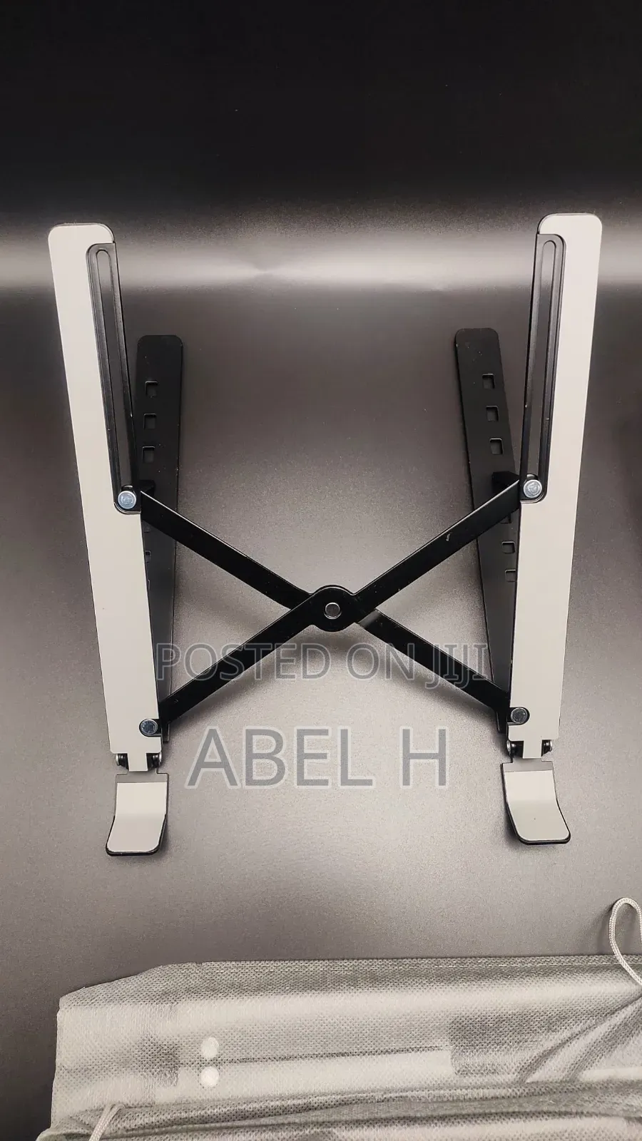 Laptop Stand Aluminum Black | Adjustable