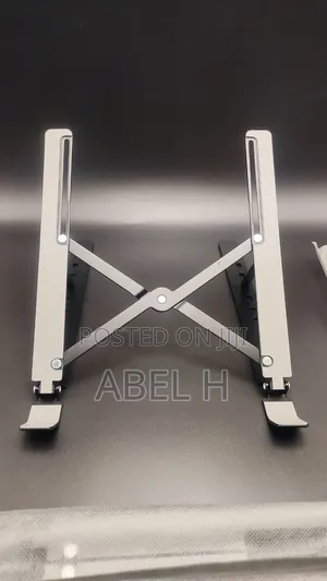 Laptop Stand Aluminum Black | Adjustable