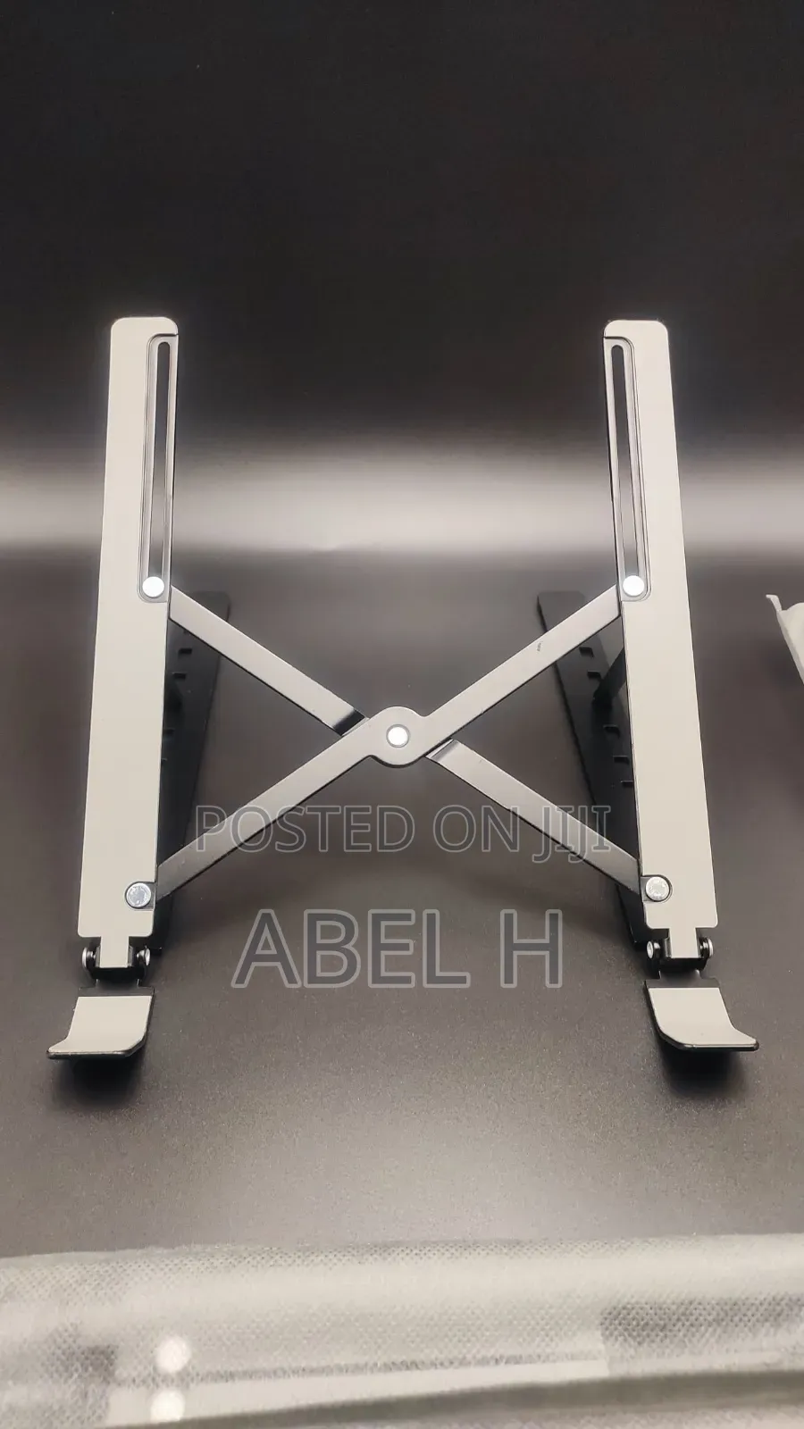 Laptop Stand Aluminum Black | Adjustable