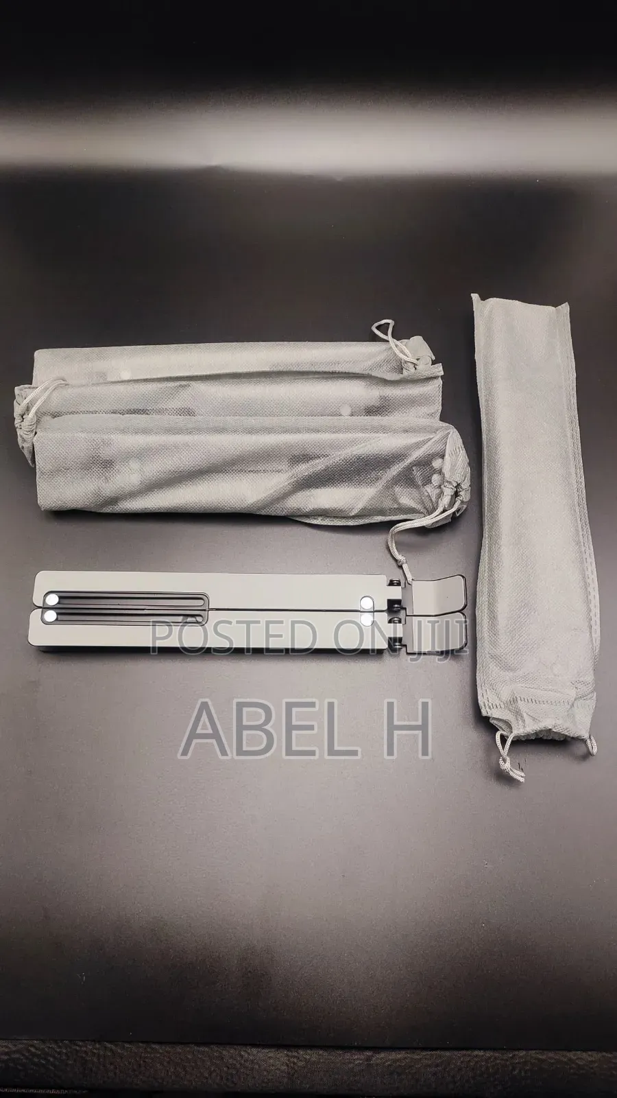 Laptop Stand Aluminum Black | Adjustable