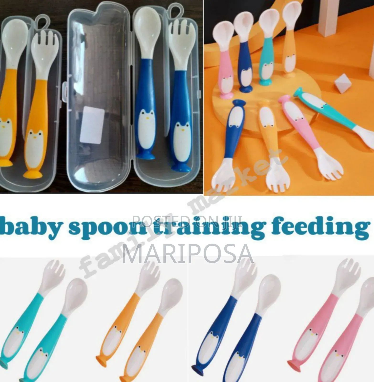 Baby Spoon Training Feeding
