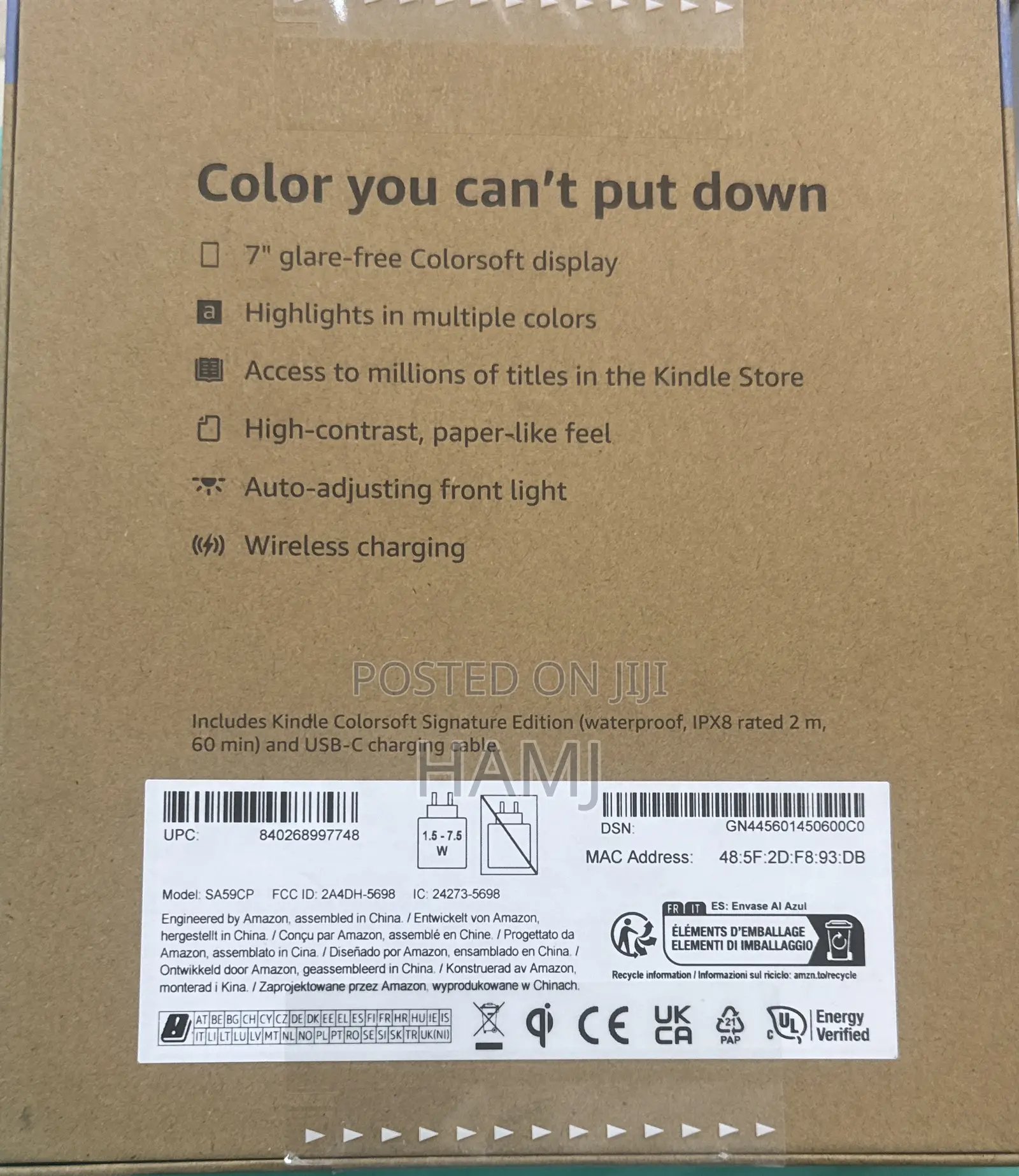 New Amazon Kindle Paperwhite 32 GB Black