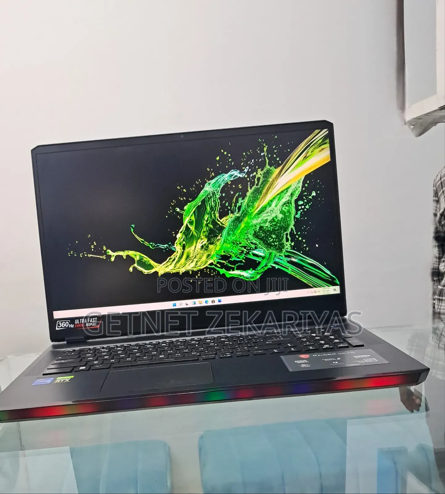 New Laptop MSI Raider GE78 32GB Intel Core I7 SSD 1T