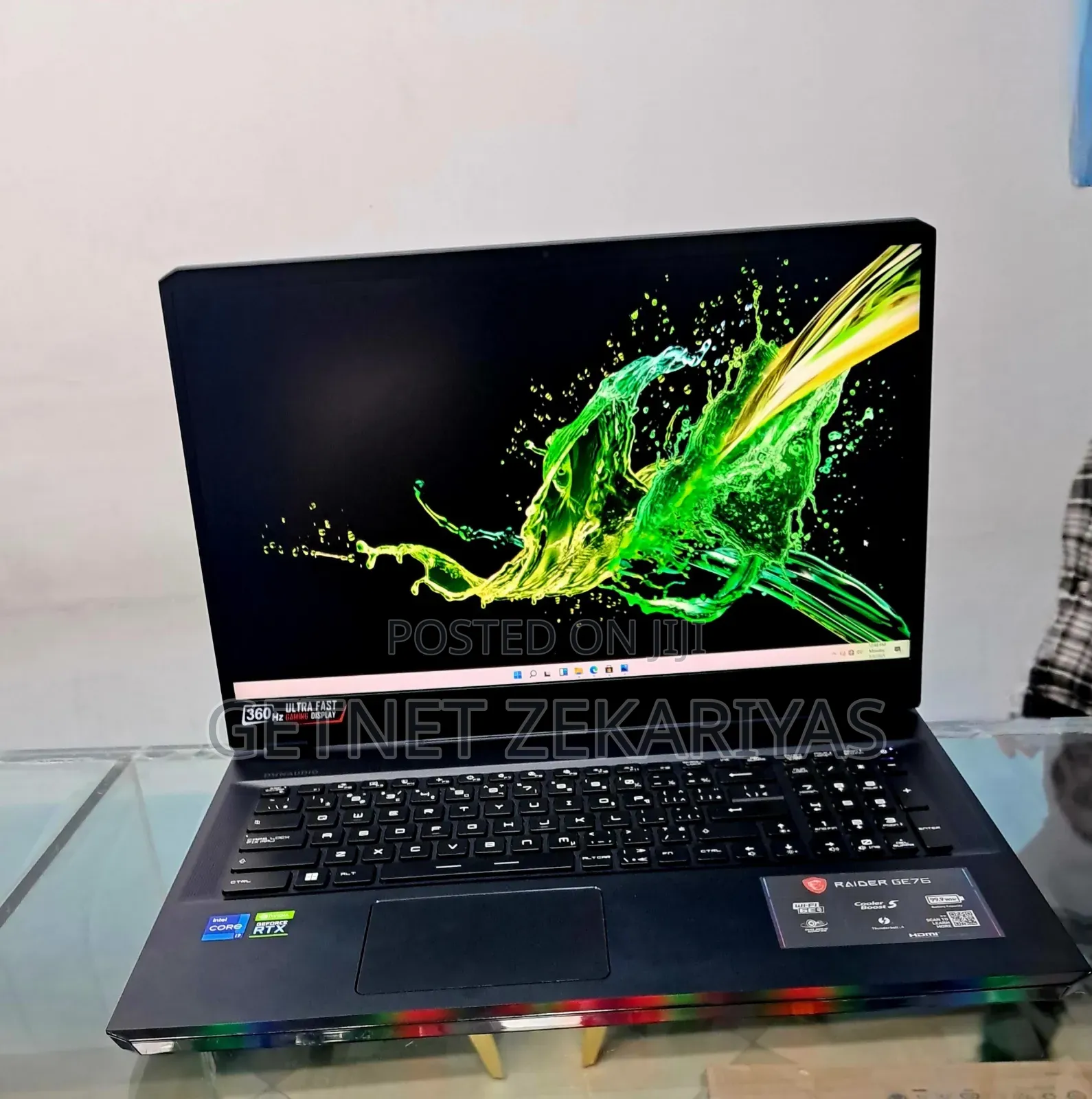 New Laptop MSI Raider GE78 32GB Intel Core I7 SSD 1T