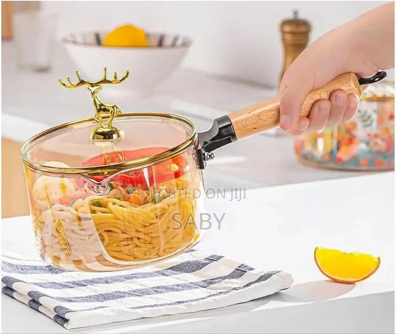 Heat-Resistant Glass Cookware and Serving Pan