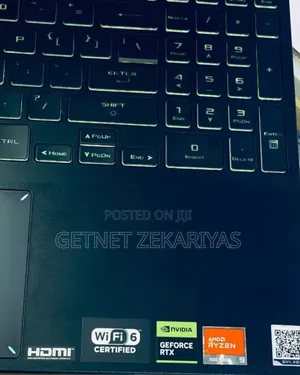 New Laptop Asus TUF Gaming A15 16GB AMD Ryzen 9 SSD 512GB