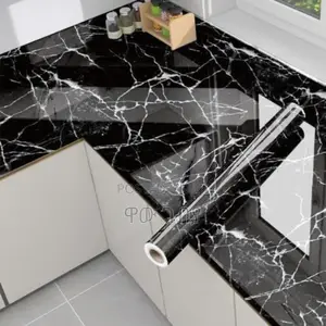 Photo - Kitchen Decorative Marble Contact Paper