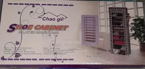 9 Layers Portable Shoes Rack መደርደሪያው ጠንካራ ፕላስቲክ