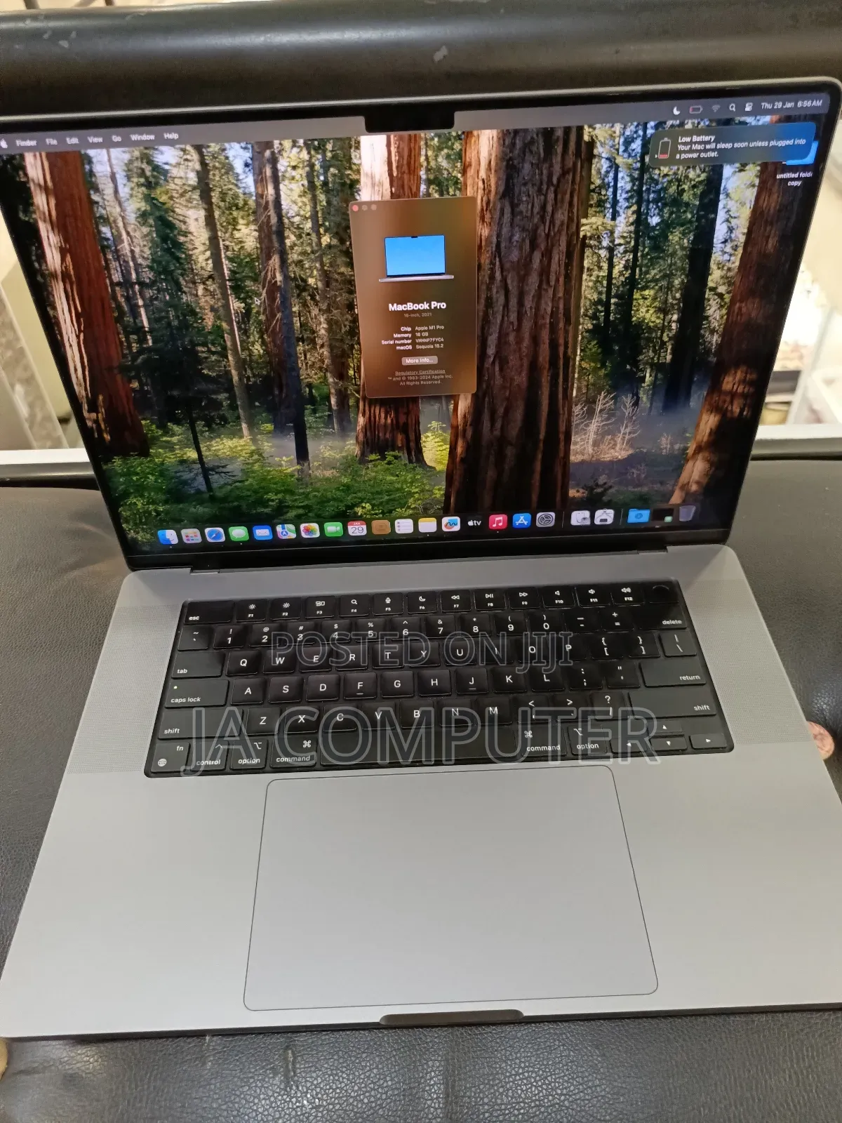 New Laptop Apple MacBook Pro 2021 M1 16GB Apple M1 Pro SSD 1T