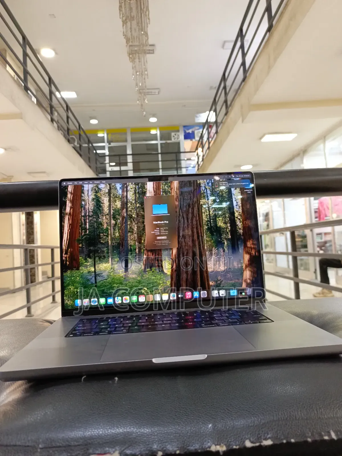 New Laptop Apple MacBook Pro 2021 M1 16GB Apple M1 Pro SSD 1T