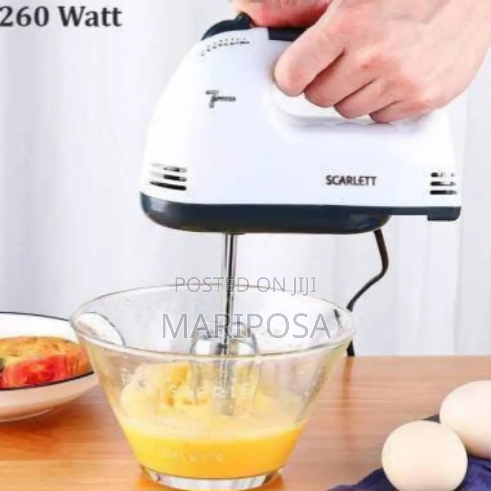 Scarlett Hand Mixer የእንቁላልና ሊጥ መምቻ
