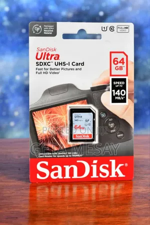 Sandisk Ultra 64 Gb SDXC Uhs-I 140mb/S Memory Card