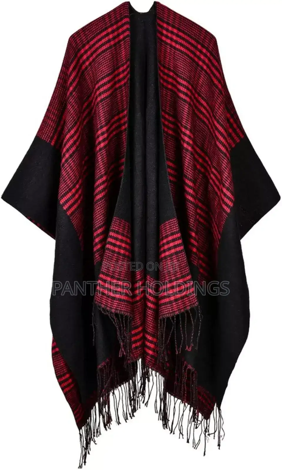 Womens Knitted Cashmere Reversible Wrap Shawls Cardigans