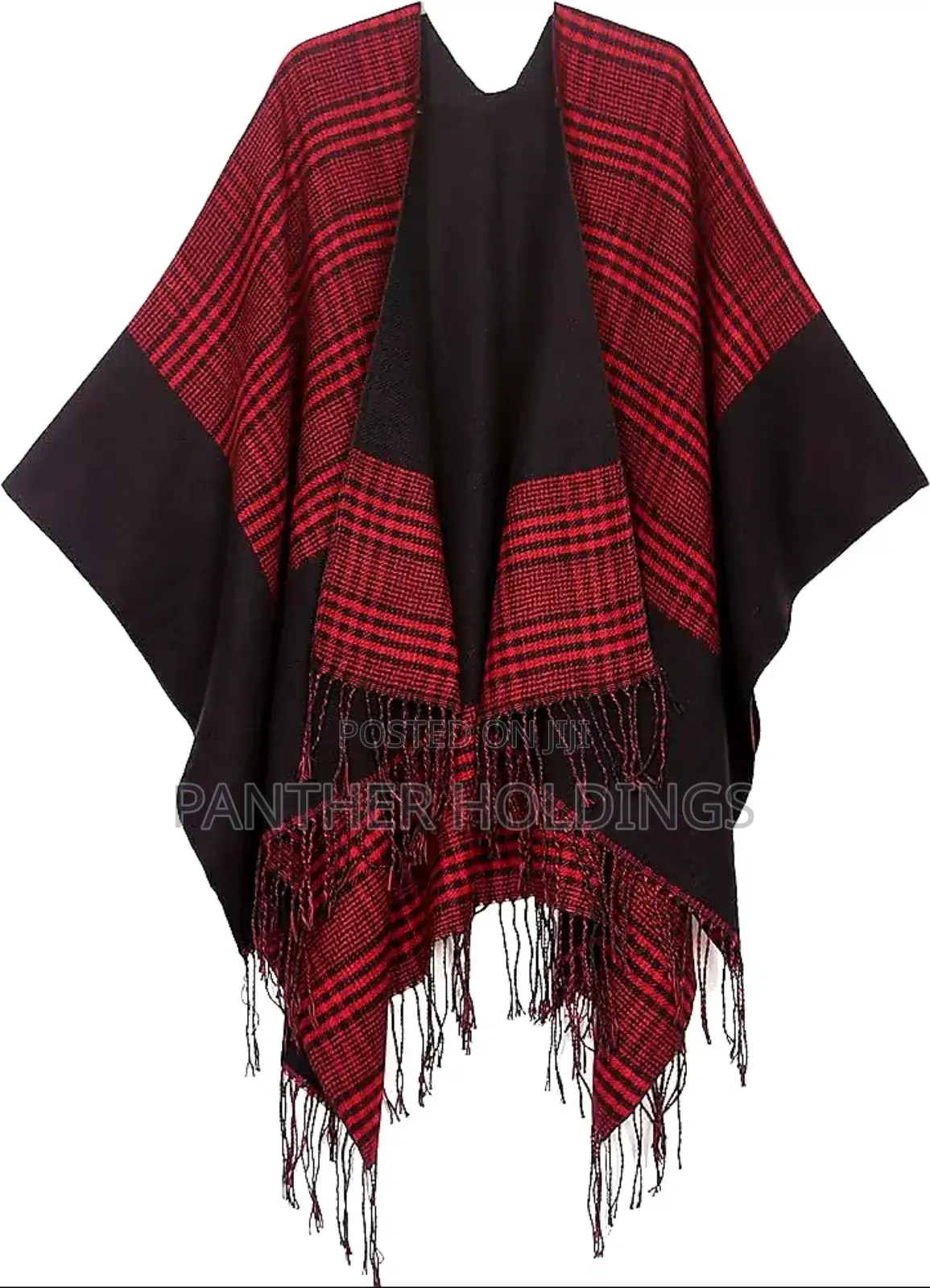 Womens Knitted Cashmere Reversible Wrap Shawls Cardigans