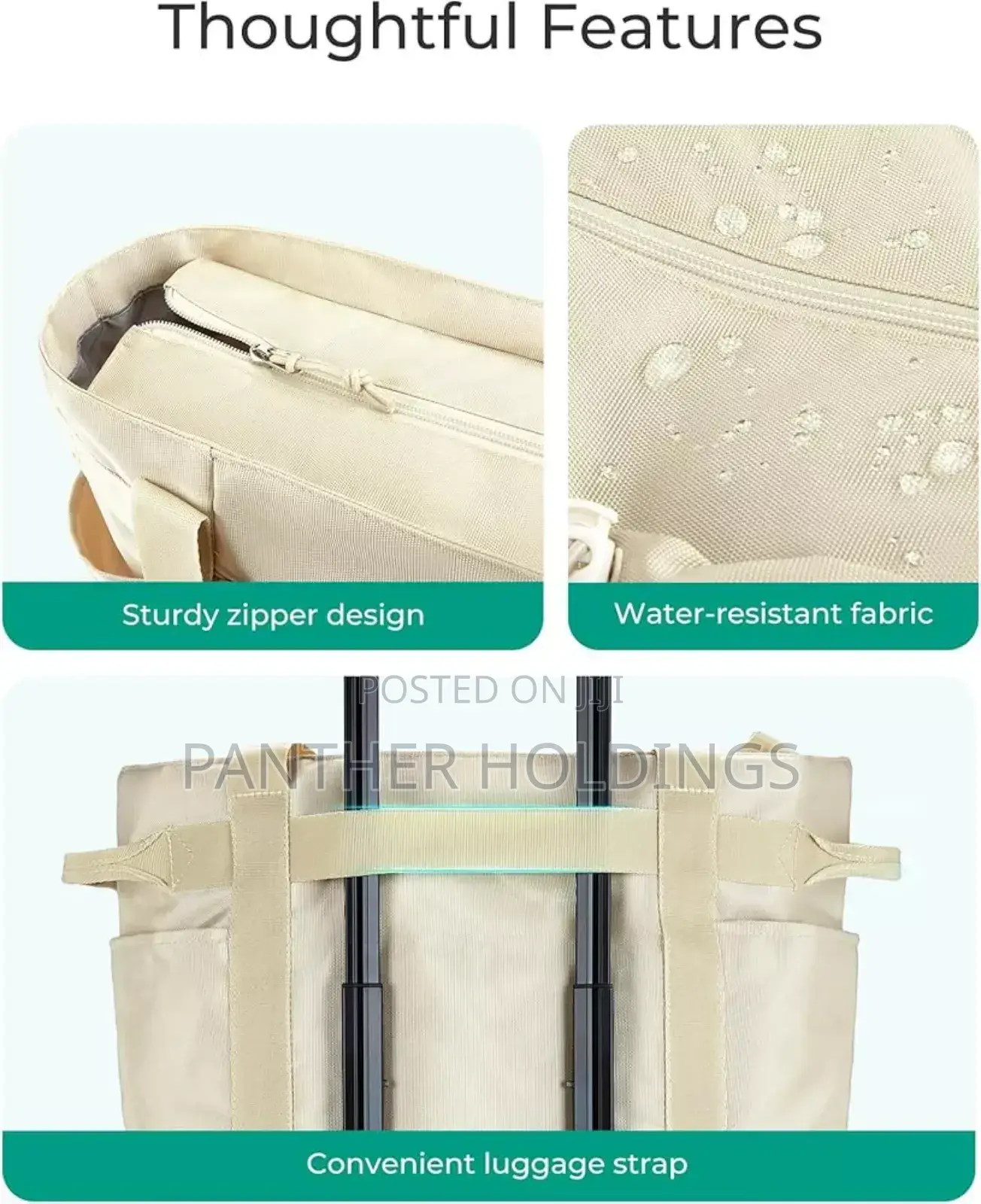 Bagsmart Gym Tote Bag for Women, Waterproof Travel Totes