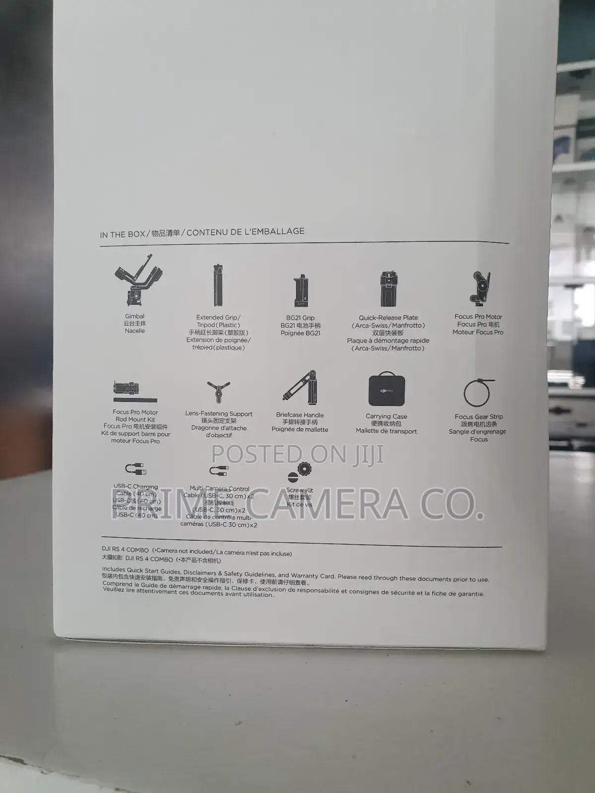 Dji Rs 4 Combo Gimbal Stabilizer