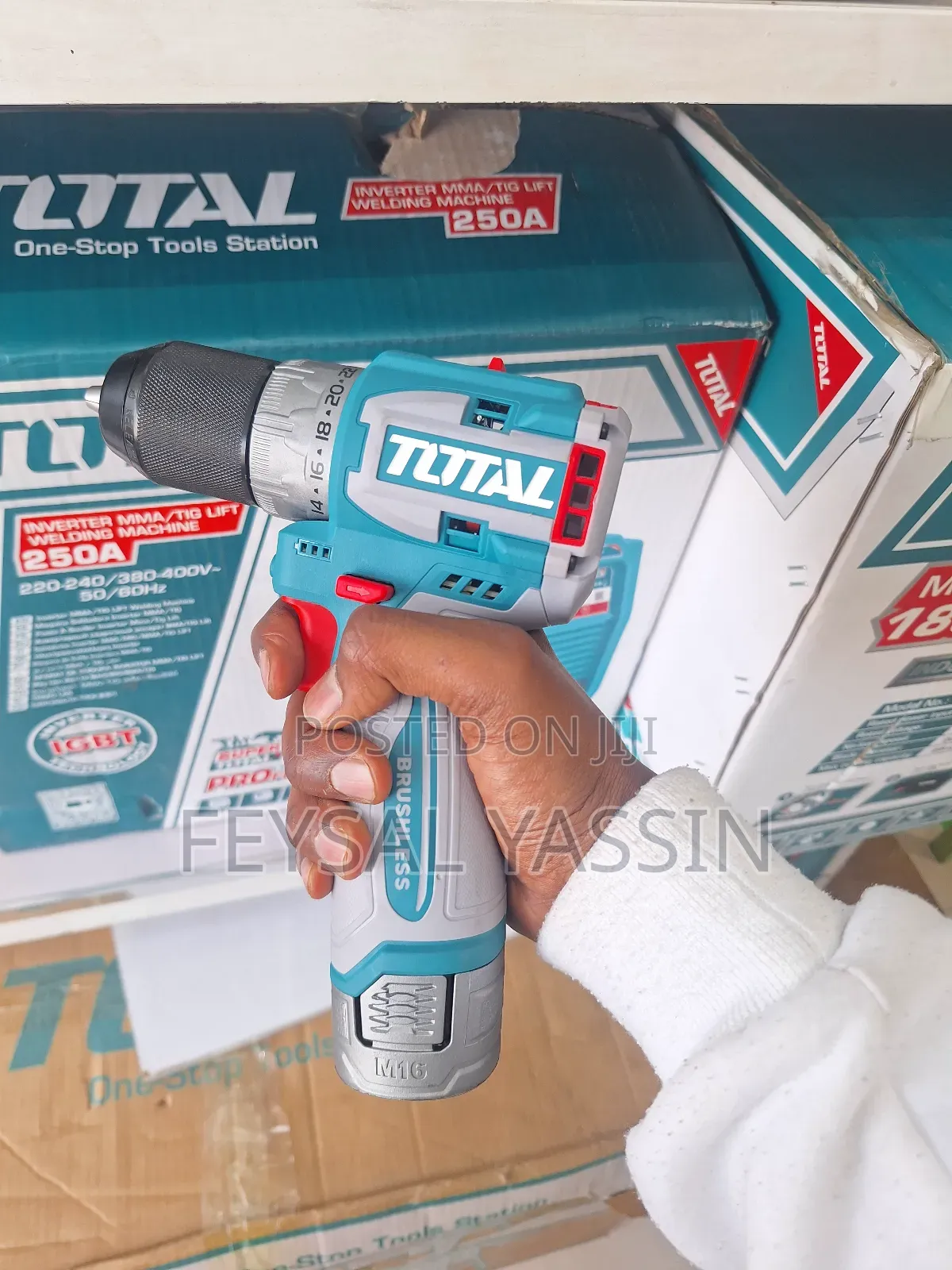 Total Chargble Drill 16v Brushless