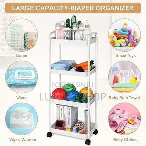 4 Layer Mobeable Storage Rack