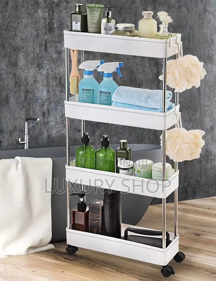 4 Layer Mobeable Storage Rack