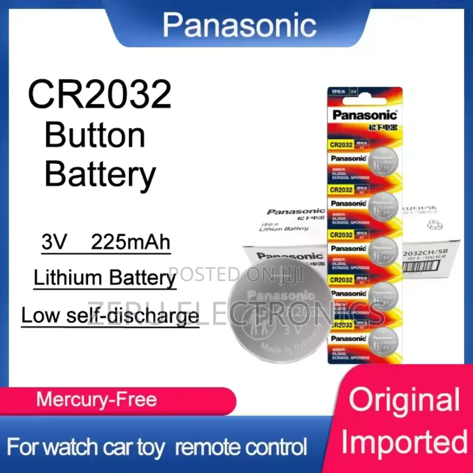 Panasonic Cr2032 Battery
